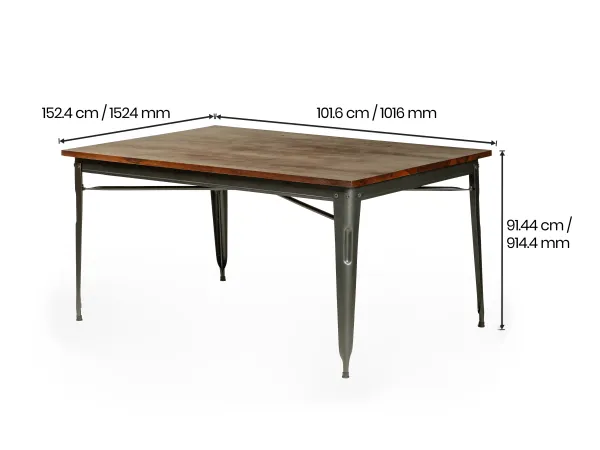 Orchid 6 Seater Dining Table with Chair in Peach